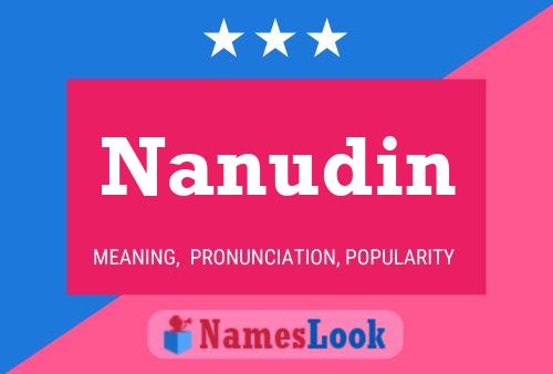 Poster del nome Nanudin