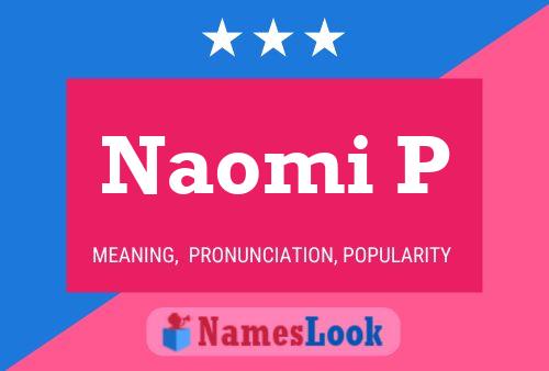 Poster del nome Naomi P