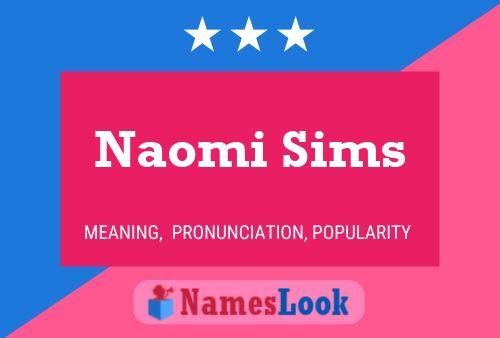 Poster del nome Naomi Sims