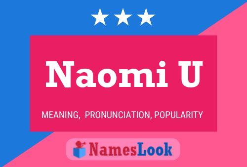 Poster del nome Naomi U