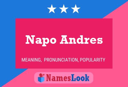 Poster del nome Napo Andres