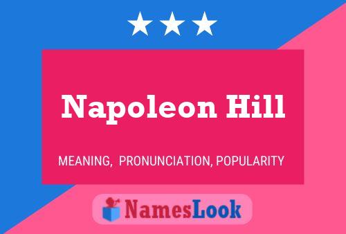 Poster del nome Napoleon Hill