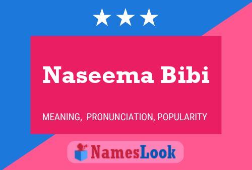 Poster del nome Naseema Bibi