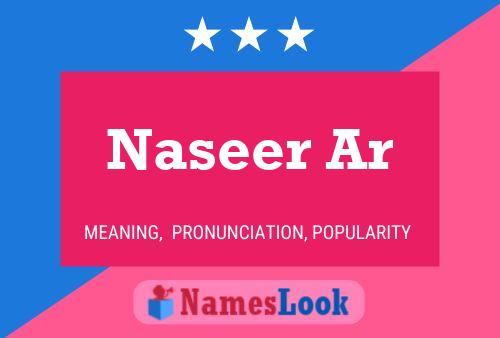 Poster del nome Naseer Ar