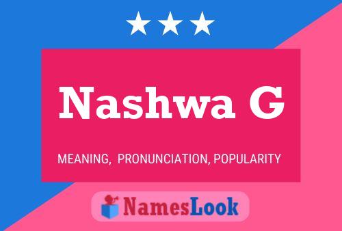 Poster del nome Nashwa G