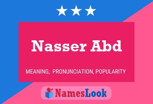 Poster del nome Nasser Abd