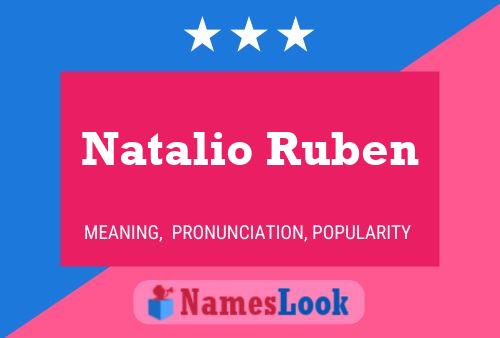 Poster del nome Natalio Ruben