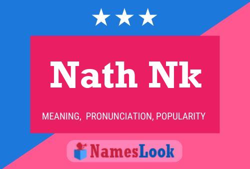 Poster del nome Nath Nk