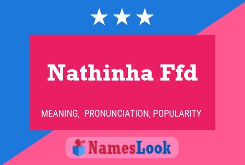 Poster del nome Nathinha Ffd