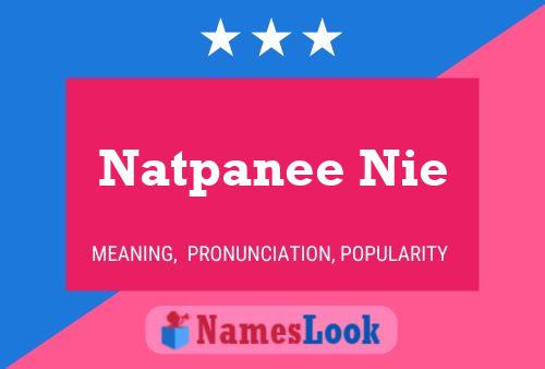 Poster del nome Natpanee Nie