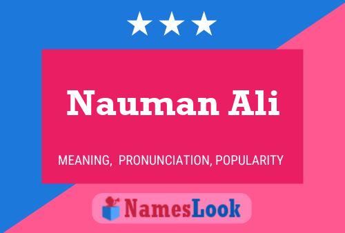 Poster del nome Nauman Ali