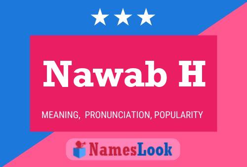 Poster del nome Nawab H