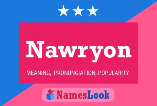 Poster del nome Nawryon