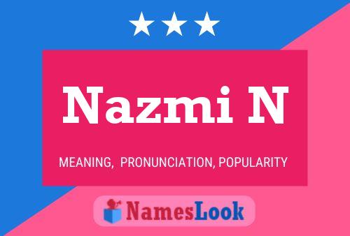 Poster del nome Nazmi N