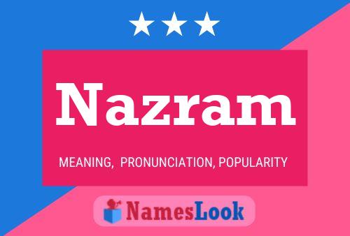 Poster del nome Nazram