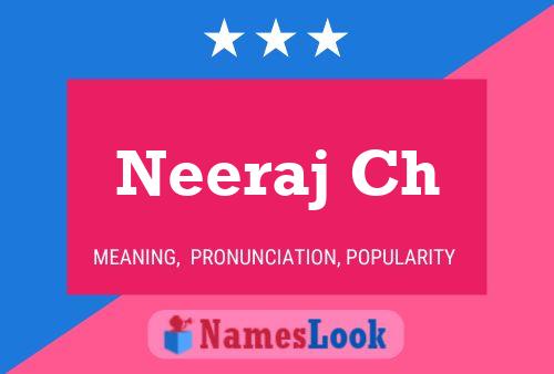 Poster del nome Neeraj Ch