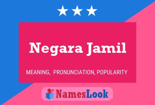 Poster del nome Negara Jamil