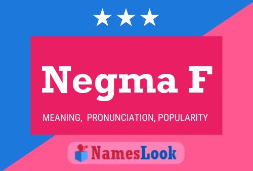 Poster del nome Negma F