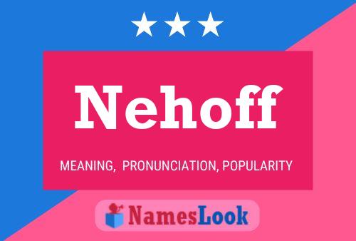 Poster del nome Nehoff