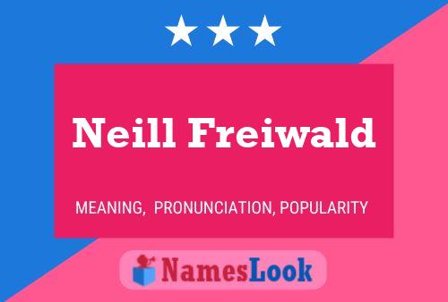 Poster del nome Neill Freiwald