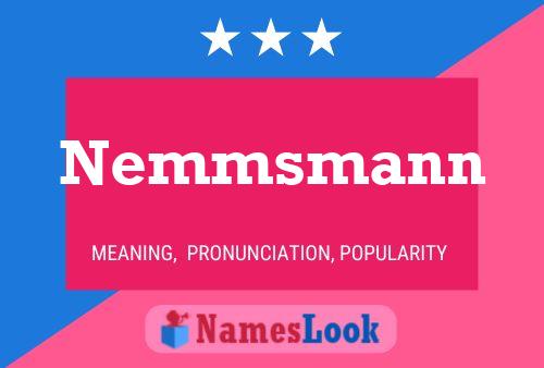 Poster del nome Nemmsmann