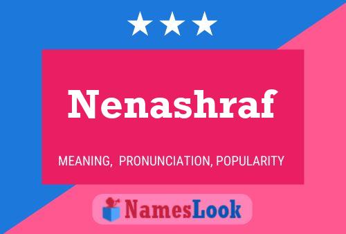 Poster del nome Nenashraf