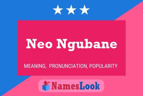 Poster del nome Neo Ngubane