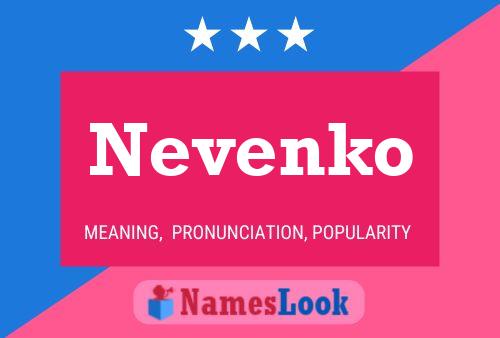 Poster del nome Nevenko