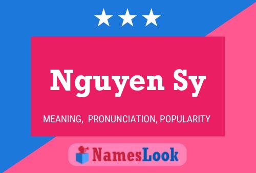 Poster del nome Nguyen Sy