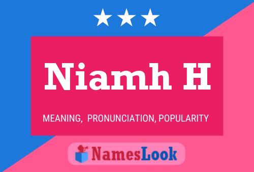 Poster del nome Niamh H