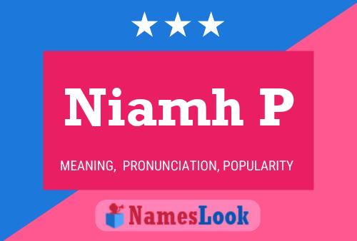 Poster del nome Niamh P