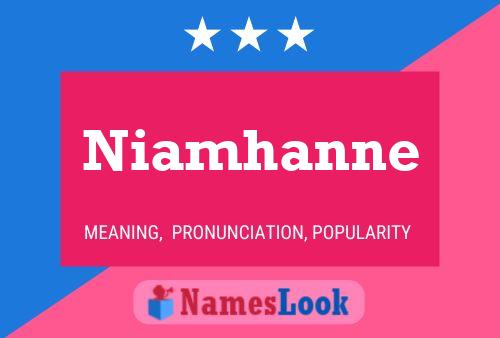 Poster del nome Niamhanne