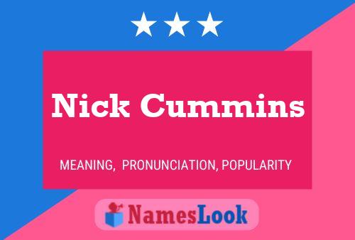 Poster del nome Nick Cummins