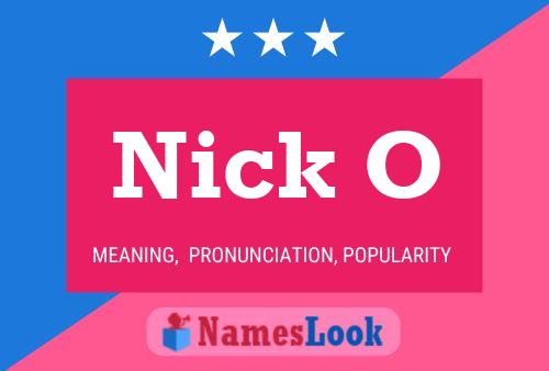 Poster del nome Nick O