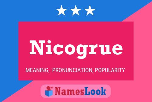 Poster del nome Nicogrue