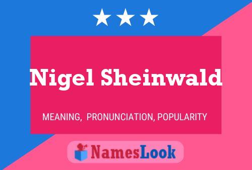 Poster del nome Nigel Sheinwald