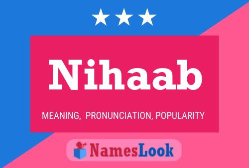 Poster del nome Nihaab