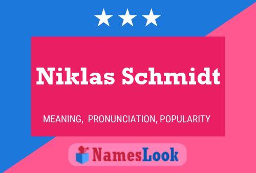 Poster del nome Niklas Schmidt