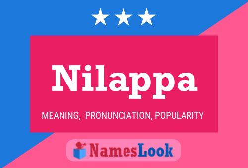 Poster del nome Nilappa