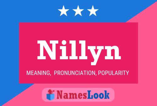 Poster del nome Nillyn