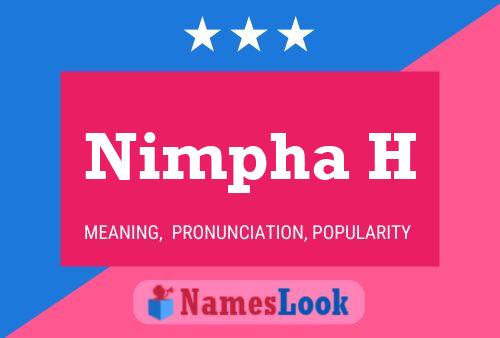 Poster del nome Nimpha H