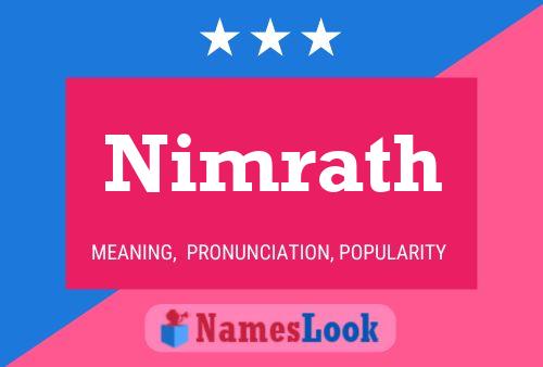 Poster del nome Nimrath