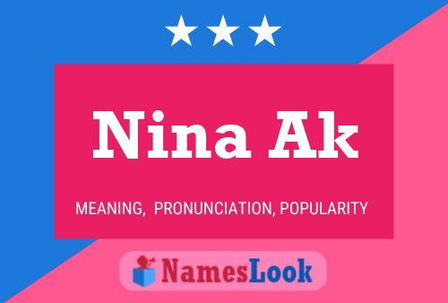 Poster del nome Nina Ak