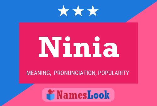 Poster del nome Ninia