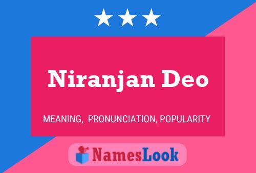 Poster del nome Niranjan Deo