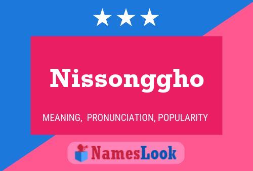 Poster del nome Nissonggho