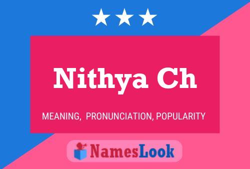 Poster del nome Nithya Ch