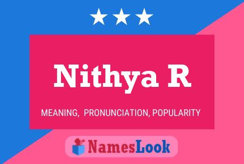 Poster del nome Nithya R