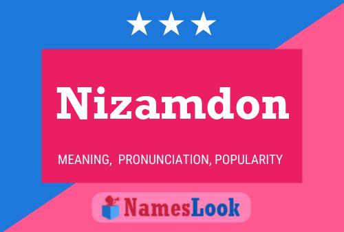 Poster del nome Nizamdon