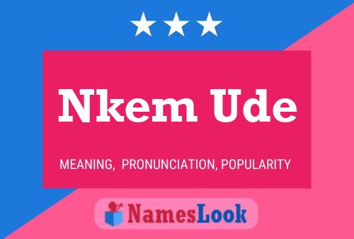 Poster del nome Nkem Ude